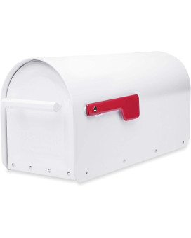 Architectural Mailboxes 5560Wr10 Sequoia Postmount Mailbox Large White 20 79 In X 8 03 In X 9 72 In