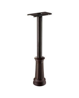 Architectural Mailboxes 7509Rz10 Architectural Mailboxes Redondo Mailbox Post Rubbed Bronze