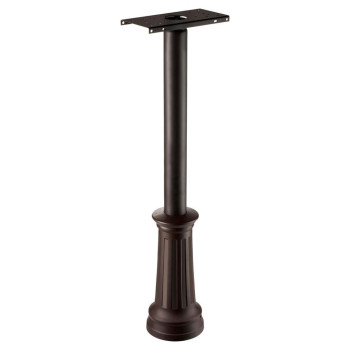 Architectural Mailboxes 7509Rz10 Architectural Mailboxes Redondo Mailbox Post Rubbed Bronze