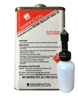 Mannington Mss 20 Standard Gloss Vinyl Flooring Seam Sealer Kit 1 Pint With Applicator Bottle