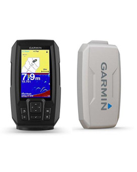 Garmin Striker Plus 4 With Dualbeam Transducer And Protective Cover 4 Inch Screen 0100187000