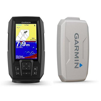 Garmin Striker Plus 4 With Dualbeam Transducer And Protective Cover 4 Inch Screen 0100187000