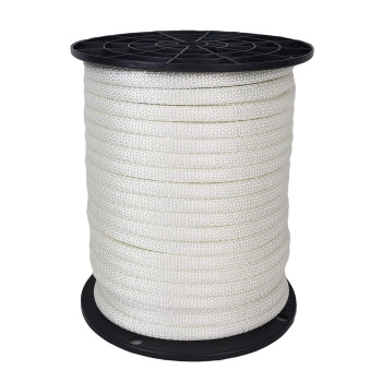 14 Inch Wire Center Polyester Flagpole Rope 100 Foot Spool Industrial Grade High Uv And Abrasion Resistance Tamper Resi