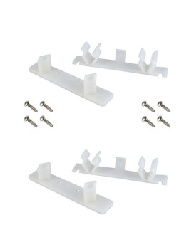 False Front Cabinet Clips 1 Set With Screws Instructions Tenntex False Front Clipsfalse Drawer Clips 4 14 Opening