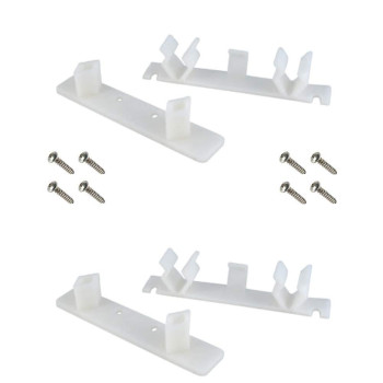 False Front Cabinet Clips 1 Set With Screws Instructions Tenntex False Front Clipsfalse Drawer Clips 4 14 Opening