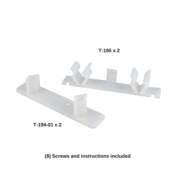 False Front Cabinet Clips 1 Set With Screws Instructions Tenntex False Front Clipsfalse Drawer Clips 4 14 Opening