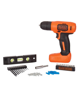 Blackdecker 8V Max Cordless Drill 43 Pc Home Decor Project Kit Bdcd8Hdpk