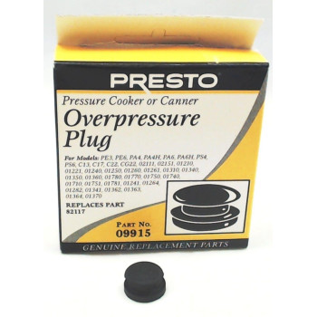 Glife 3 Pk Presto Pressure Cooker Overpressure Plug 09915