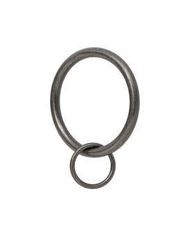 Ivilon Drapery Eyelet Curtain Rings 17 Ring Loop For Hook Pins Set Of 14 Pewter