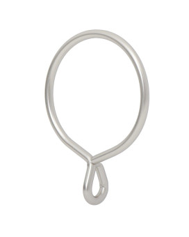 Ivilon Drapery Eyelet Curtain Rings 23 Ring For Curtain Hook Pins Set Of 14 Satin Nickel