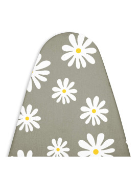 Encasa Ironing Board Covers 18 X 49 Inch Drawstring Tightening With Thick 3 Mm Felt Padding Easy Fit Scorch Resistant Print