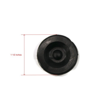 The Rop Shop 4 New Black Rubber Grease Plug Hub Dust Caps For Alko Trailer Camper Rv Axle