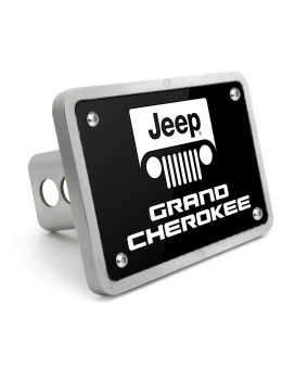 Ipick Image Made For Jeep Grand Cherokee Uv Graphic Black 38 Thick Solid Billet Aluminum 2 Inch Tow Hitch Cover