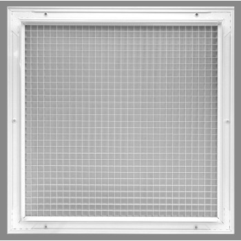 14 X 14 Cube Core Eggcrate Return Air Grille Aluminum Rust Proof Hvac Vent Duct Cover White Outer Dimensions 1575 X