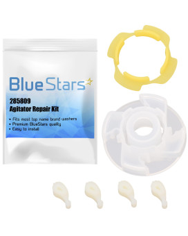 Ultra Durable 285809 Washer Short Cam Agitator Repair Kit By Bluestars Easy To Install Exact Fit For Whirlpool Maytag Wash