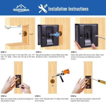 Homotek Privacy Sliding Door Lock With Pull Oil Rubbed Brass Replace Old Or Damaged Pocket Door Locks Quickly And Easily 234