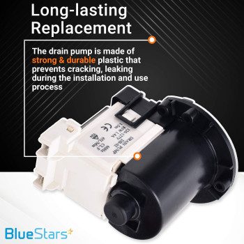 Bluestars 2024 Upgrade 4681Ea2001T Washer Drain Pump Motor For Kenmore Lg Washers Replacement Ap5328388 4681Ea1007G For Drai