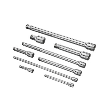 Ares 703309Piece Wobble Extension Set Premium Chrome Vanadium Steel Construction 14Inch 38Inch And 12Inch Drive Siz