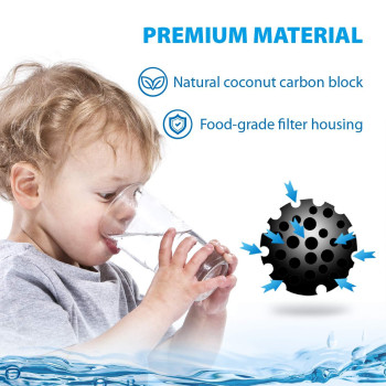 Waterdrop Faucet Water Filter Replacement For Culligan Fm15Ra Water Filter Culligan Fm15A Filtration System White Finish P