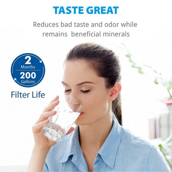 Waterdrop Faucet Water Filter Replacement For Culligan Fm15Ra Water Filter Culligan Fm15A Filtration System White Finish P