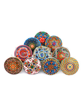 Jgarts 10 X Mix Vintage Look Flower Ceramic Knobs Door Handle Cabinet Drawer Cupboard Pull Mandala Xfer New