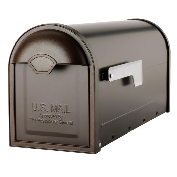 Architectural Mailboxes 8830Rz10 Winston Post Mount Mailbox Rubbed Bronze