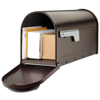 Architectural Mailboxes 8830Rz10 Winston Post Mount Mailbox Rubbed Bronze