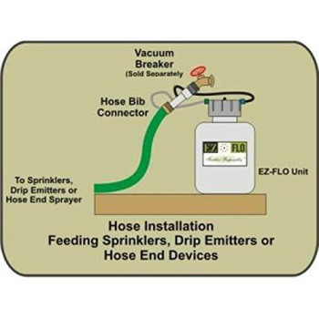 Ezflo 2005Hb 34 Gallon Low Pressure Hose Bib And Drip Connection Fertilizer Injector System