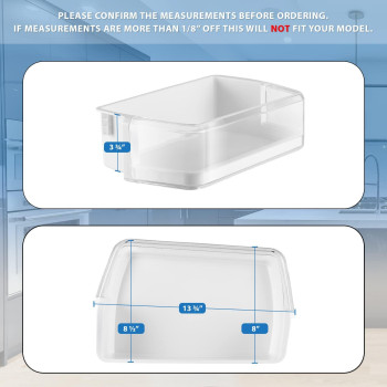 Upgraded Lifetime Appliance Da9706419C Door Shelf Basket Bin Right Compatible With Samsung Refrigerator Da6304314