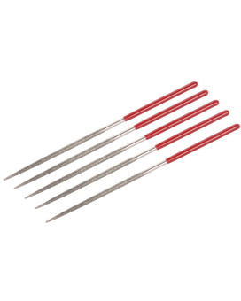 Uxcell 5Pcs Round Diamond Needles File 2Mm X 100Mm 150 Grit For Metal Glass Wood Stone Grinding Polishing Engraving