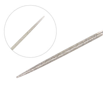 Uxcell 5Pcs Round Diamond Needles File 2Mm X 100Mm 150 Grit For Metal Glass Wood Stone Grinding Polishing Engraving