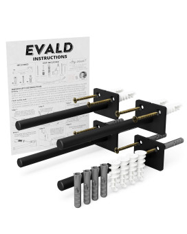 Evald Original Floating Shelf Bracket 6Inch Brackets For Shelves With Anchors And Screws Invisible Shelf Supports For Home