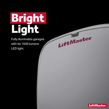 Liftmaster 827Lm Ceiling Or Wall Mounted Myq Remote 1500 Lumens Led Garage Light With Timertoclose