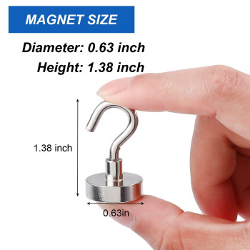 Lovimag Strong Magnetic Hooks 30Lbs Magnetic Hooks For Cruise Cabins Magnet Hooks For Cruise Ship Essentials Rare Earth Magne