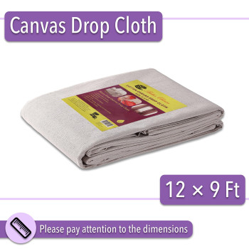 Bates Drop Cloth Canvas Drop Cloth 9X12 Canvas Tarp Canvas Fabric Drop Cloth Curtains Drop Cloths For Painting Painters D