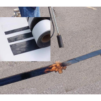 615 Asphalt Tarmac Parking Lot Joint And Crack Sealer Hot Repair Filler Tape 1 4 Wide 50 Ft Long Or Tapechip 4In