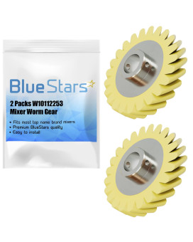 Ultra Durable W10112253 Mixer Worm Gear Replacement Part By Bluestars Exact Fit For Whirlpool Kitchenaid Mixers Replaces 4