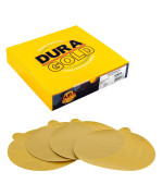 Duragold Premium 6 Gold Psa Sanding Discs 800 Grit Box Of 50 Self Adhesive Stickyback Sandpaper For Da Sander Finishin