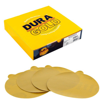 Duragold Premium 6 Gold Psa Sanding Discs 800 Grit Box Of 50 Self Adhesive Stickyback Sandpaper For Da Sander Finishin