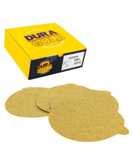 Duragold Premium 6 Gold Psa Sanding Discs 40 Grit Box Of 25 Self Adhesive Stickyback Sandpaper For Da Sander Finishing