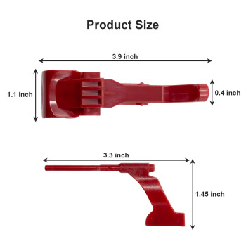 Vacuum Cyclone Red Canister Button Release Catch Clips Fits Dyson Dc41 Dc43 Dc65Generic Aftermarket Part