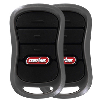 Genie 3Button Garage Door Opener Remotes 2 Pack Each Remote Controls Up To 3 Genie Garage Door Openers Compatibility Only