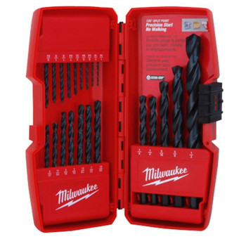 Milwaukee 48892801 21Piece Thunderbolt Black Oxide Drill Bit Set