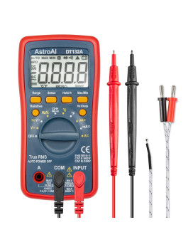 Astroai Digital Multimeter Trms 4000 Counts With Dc Ac Voltmeter And Autoranging Fast Accurately Measures Voltage Current Res