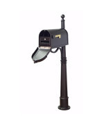 Berkshire Curbside Mailbox With Locking Insert And Ashland Mailbox Post