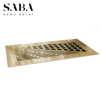 Saba Home Decor Air Vent Covers Register Acrylic Fiberglass Grille 10 X 6 Duct Opening 12 X 8 Overall Gold Mirror Fi