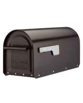 Architectural Mailboxes Sequoia Galvanized Steel Post Mount Mailbox Compatibility Code G 5560Rzsr Rubbed Bronze Large Capac