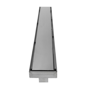 ALFI brand ABLD36B-PSS 36 Modern Polished Stainless Steel Linear Shower Drain with Solid Cover