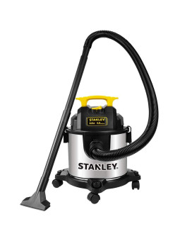 Stanley 4 Gallon Wet Dry Vacuum 4 Peak Hp Stainless Steel 3 In 1 Shop Vacuum Blower With Powerful Suction Vacuum For Job Site