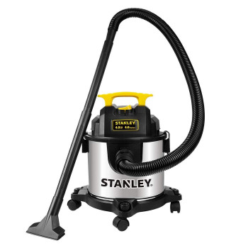 Stanley 4 Gallon Wet Dry Vacuum 4 Peak Hp Stainless Steel 3 In 1 Shop Vacuum Blower With Powerful Suction Vacuum For Job Site